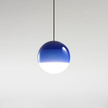 Nordic Minimalist Glass Sphere Pendant Light – Colourful Gradient Chandelier