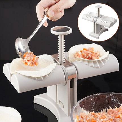 Double-Headed Dumpling Mould – Easy Press Dumpling Maker Kitchen Tool