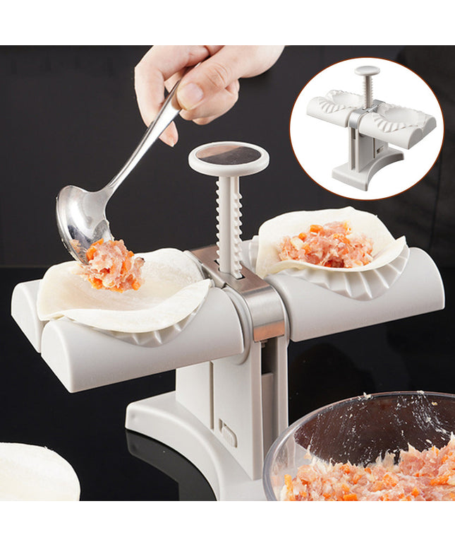 Double-Headed Dumpling Mould – Easy Press Dumpling Maker Kitchen Tool