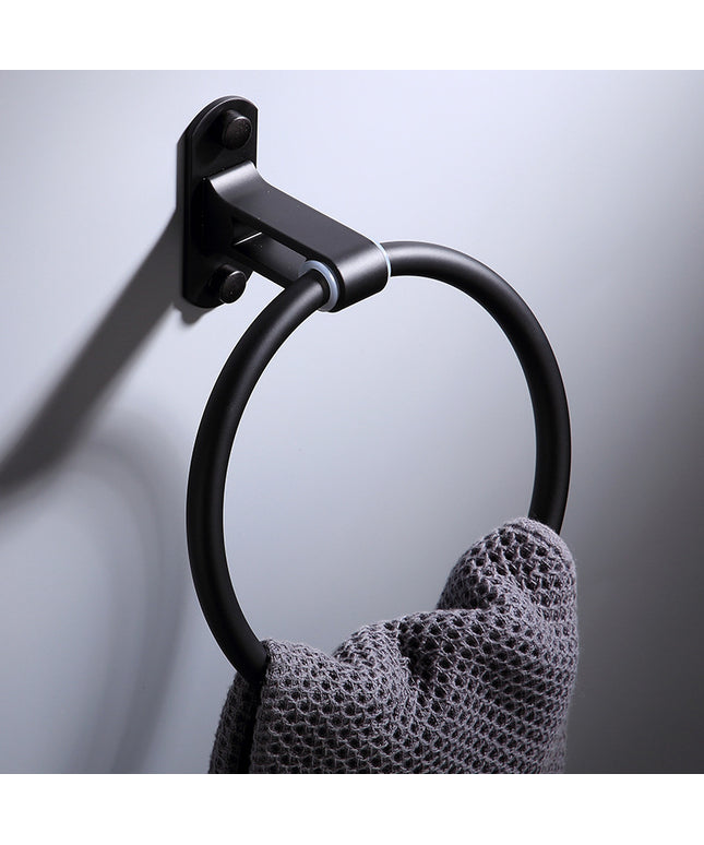 Non-Perforated Towel Ring Bathroom Towel Rack