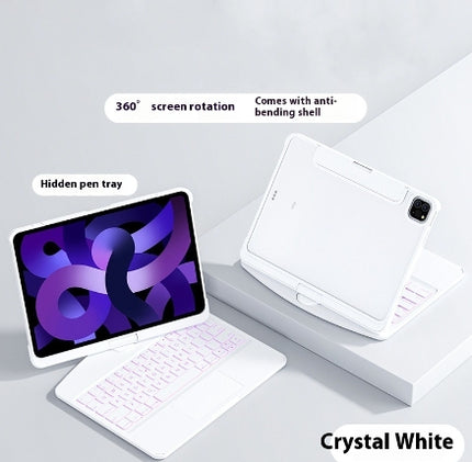 💻✨ 360° Swivel iPad Keyboard Case – Work, Create, Rotate
