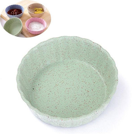 Wheat Straw Seasoning Dishes 🌾 – Pack of 4