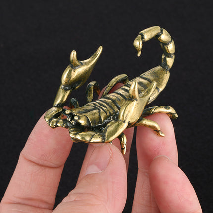 Brass Scorpion Pen Holder – Vintage Decorative Desk Organiser