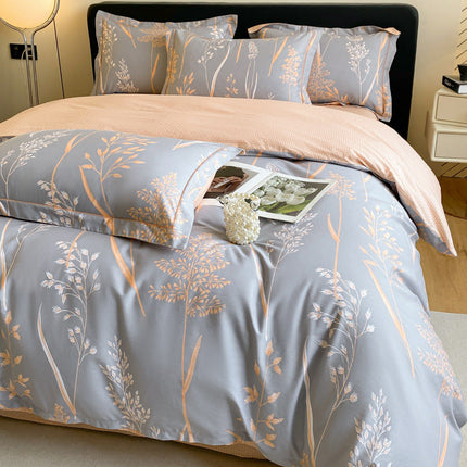 Cotton four-piece cotton quilt cover bed sheet bedding – Trendy & Practical for Daily Living