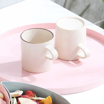 Wheat Straw Serving Platters 🍽️ – Square (4 Compartments) or Round (5 Compartments)