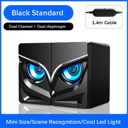 PC Stereo Sound Bar – 2.0 Channel Desktop Speakers with Bluetooth | Ikeame