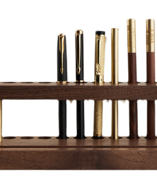 Luxury Wooden Pen & Phone Holder – Multifunctional Desk Organiser
