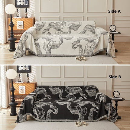 Chenille Sofa Cover | Patterned Couch Throw Protector