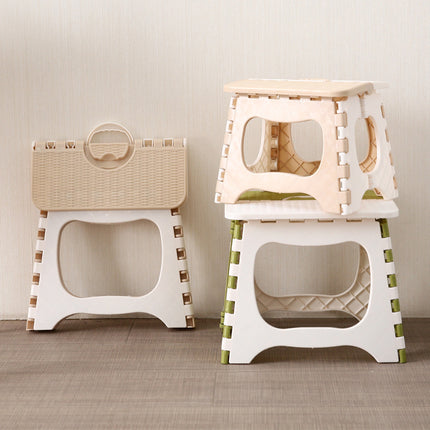 Children's Bathroom Small Bench Portable Plastic Folding Stool