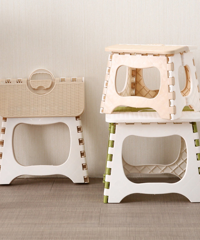 Children's Bathroom Small Bench Portable Plastic Folding Stool
