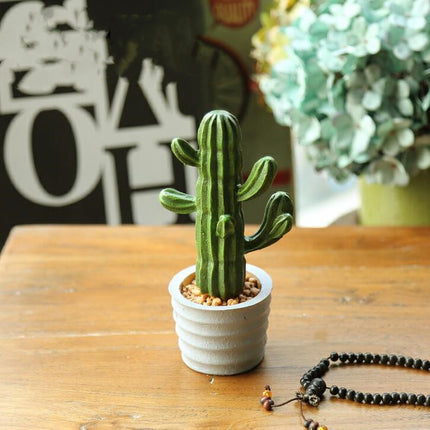 Nordic Cactus Ornament | Resin Home Décor Figurine