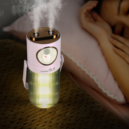 Portable Rechargeable Humidifier – 300ml Mist Maker | Ikeame
