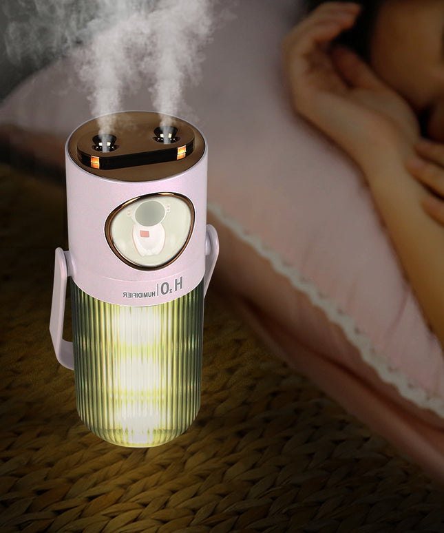 Portable Rechargeable Humidifier – 300ml Mist Maker | Ikeame
