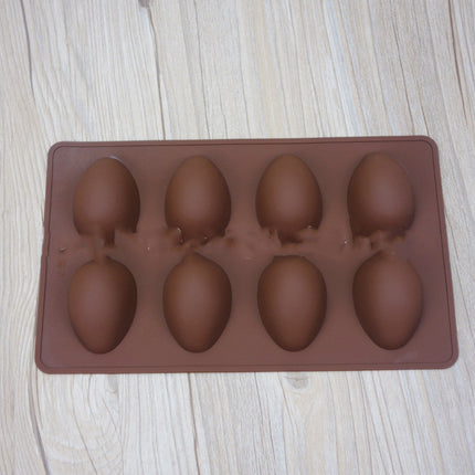 Easter Silicone Egg Mold 🥚 – 8 Cavities for Chocolate, Cake, or Jelly