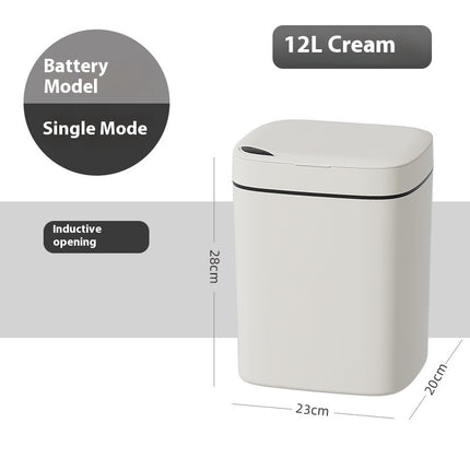 Intelligent garbage bin fully automatic induction opening lid – Trendy & Practical for Daily Living