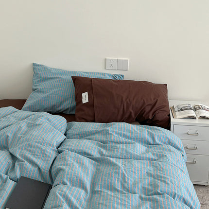 Nordic Striped Bedding Set | Cotton Instagram Style Duvet Cover