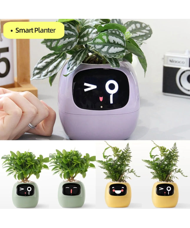 IVY Smart Planter AI Interactive Plant Pot with Expressions