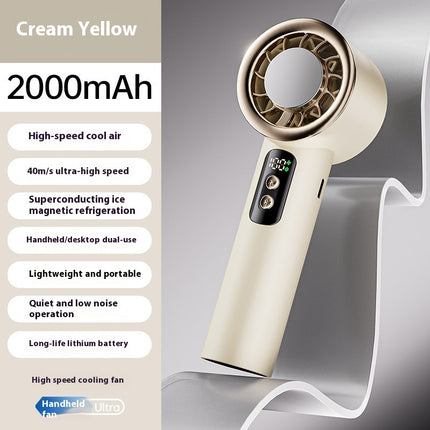 Semiconductor Cooling Handheld Fan | USB Rechargeable Portable Fan