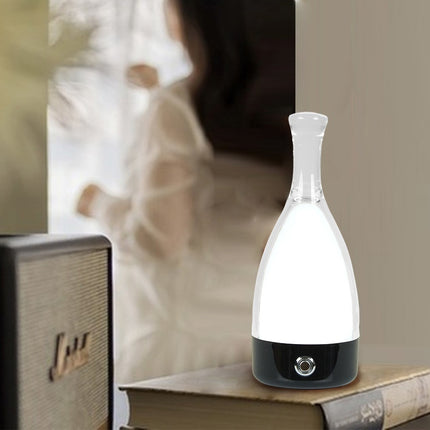 Portable Wine Decanter Lamp – LED Touch Dimming Light with Optional Leather Strap (8 Base Colours)
