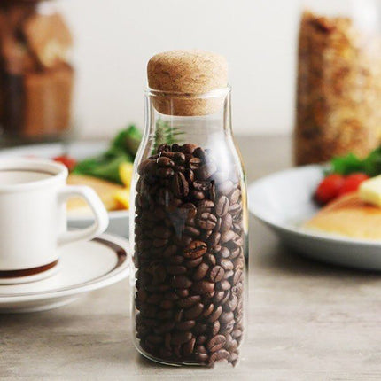Glass Spice Storage Bottle Tea Jar Airtight Container