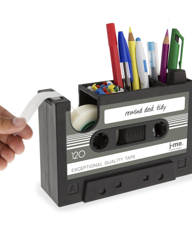 📼 Cassette Tape Desk Organiser – Retro Style, Modern Function