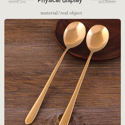 Pure Copper Spoon Supplement Copper Tableware Eating Spoon