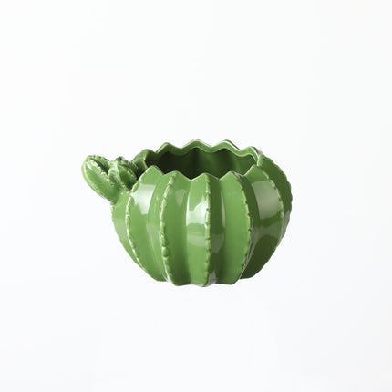 Indoor Ceramic Succulent Plant Pot Cactus Flower Pot Home Balcony Garden Decoration Ornaments