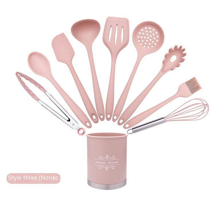 11 Piece Silicone Kitchen Utensil Set | Non Stick Cooking Tools