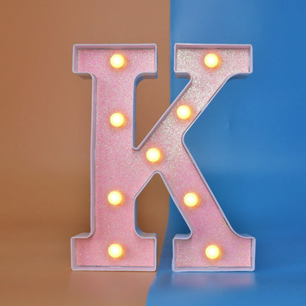 Night Light English Letter Lamp Birthday Party