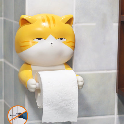 Cat-Shaped Decorative Toilet Paper Holder