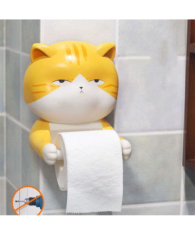 Cat-Shaped Decorative Toilet Paper Holder