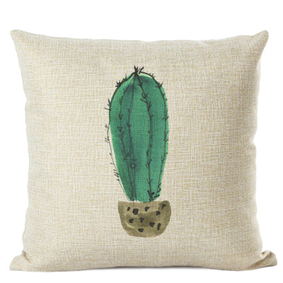 Cactus Cushion Cover | Cute Succulent Pillow 45x45
