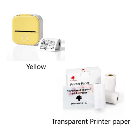 Portable Mini Thermal Label Printer Bluetooth Inkless Pocket Printer
