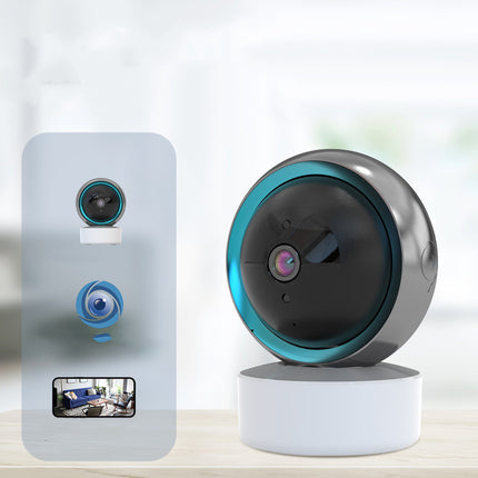 360° Indoor Wireless Surveillance Camera – Full HD 1080P Smart Security with Memory Options