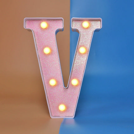 Night Light English Letter Lamp Birthday Party