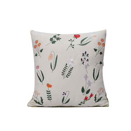 Embroidered Plant & Flower Cushion Covers – 16 Embroidered Designs 🌿🌸