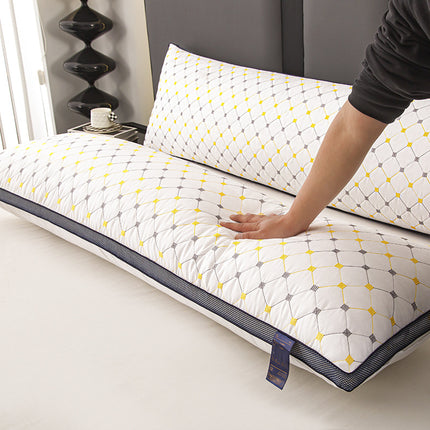 Long Double Pillow | Ergonomic Support Cushion
