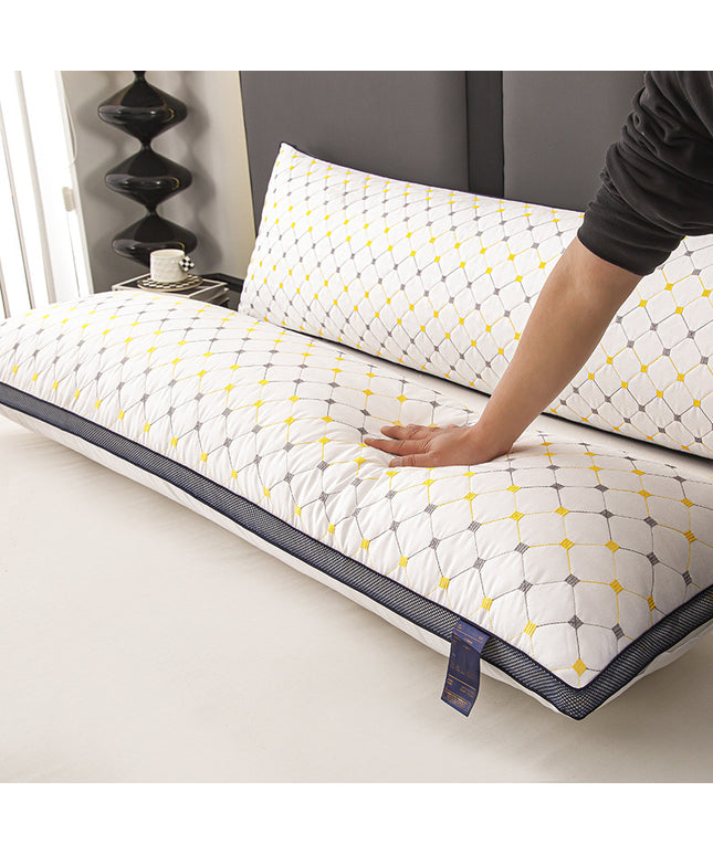 Long Double Pillow | Ergonomic Support Cushion