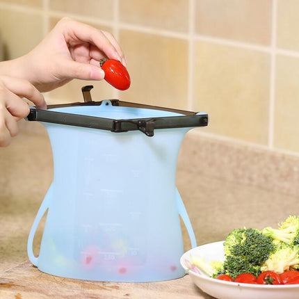 Multipurpose silicone food preservation bag sealed bag