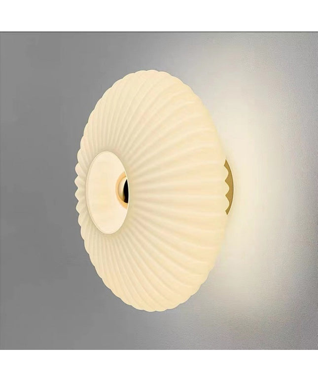 French-Style Bauhaus Glass Wall Lamp – Nordic Iron & Glass Wall Light