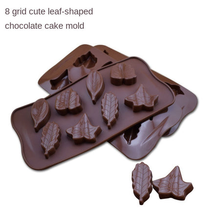 8-Leaf Silicone Chocolate or Cake Mould 🍰
