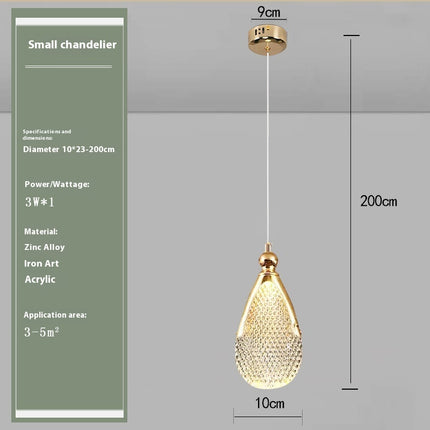 Minimalist Pendant Droplight – Modern Ceiling Lamp | Ikeame