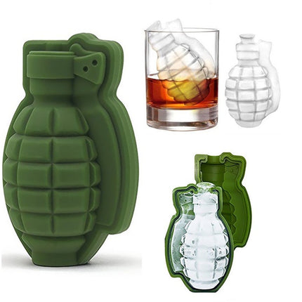 Grenade-Shaped Silicone Mold – Ice, Chocolate, Cake