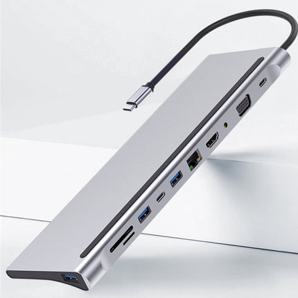 🔌 11-in-1 Laptop Expansion Dock – Power Up Your Workspace