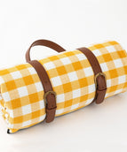 Yellow And White Plaid