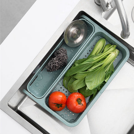 Sink Organiser Shelf – Punch-Free Wall Shelf | White, Powder, Green or Black