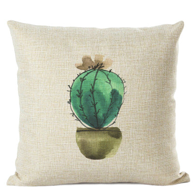 Cactus Cushion Cover | Cute Succulent Pillow 45x45