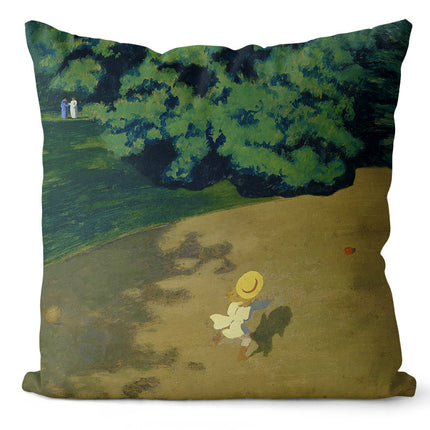 Art Oil Painting Cushion Cover – 45x45cm Scenic Designs