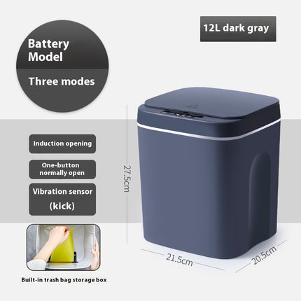 Smart Inductive Ashbin Home Living Room Bathroom Automatic