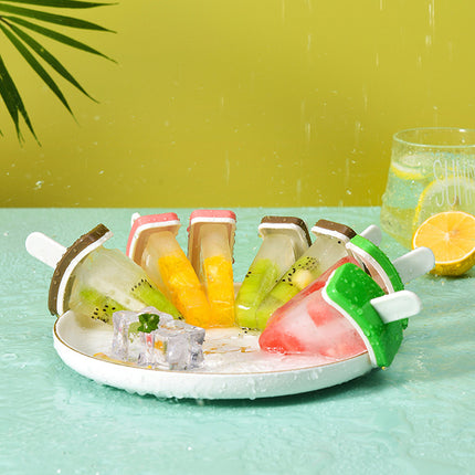 DIY Fruit Ice Lolly Moulds | 4 Grid Ice Cream Mould